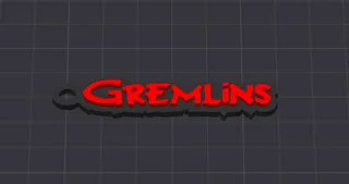 gremlins easy print keychain