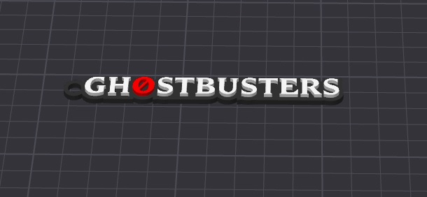 ghostbusters easy print keychain