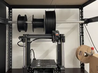 Filament Spool Holder for PowerFix Racks