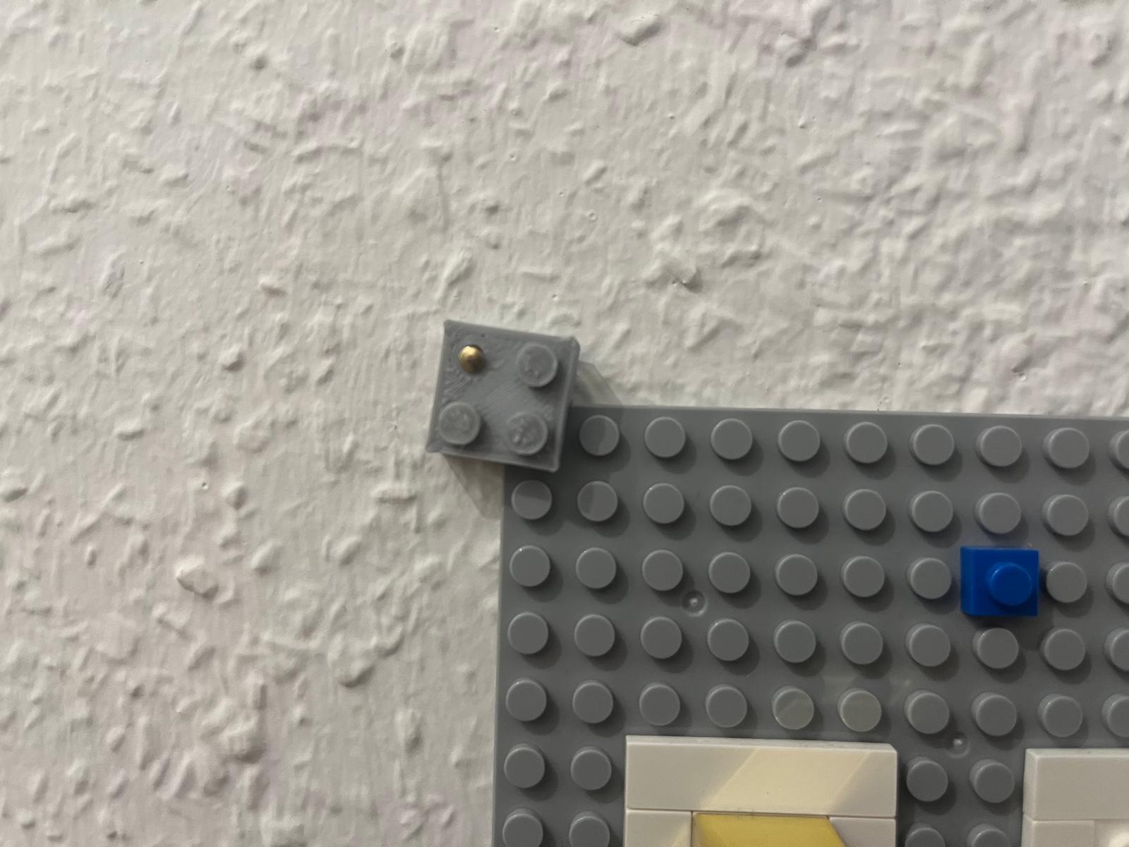 Nailmount for Lego Key Rack