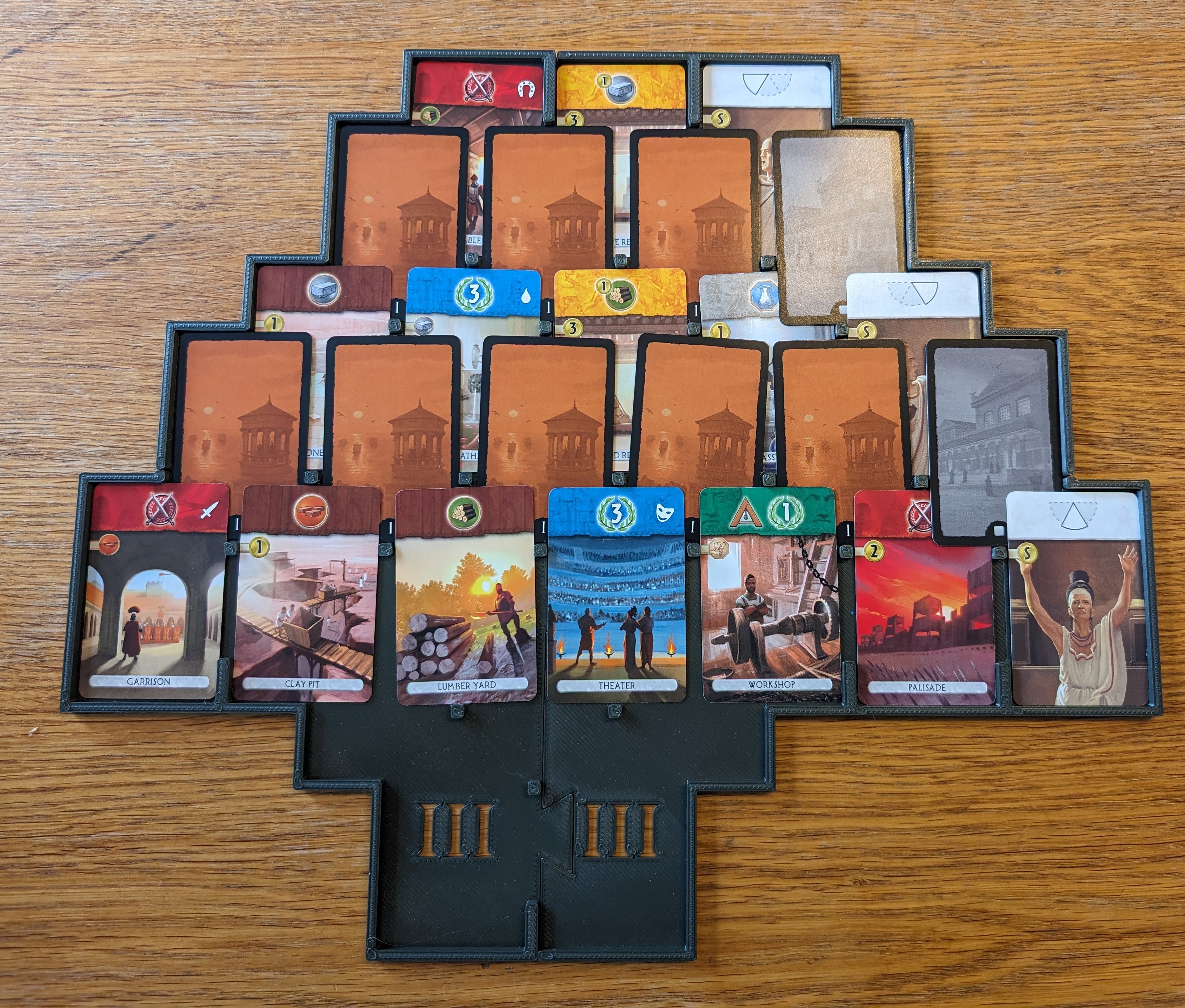 7 Wonders Duel  + Agora + Pantheon Card Holder