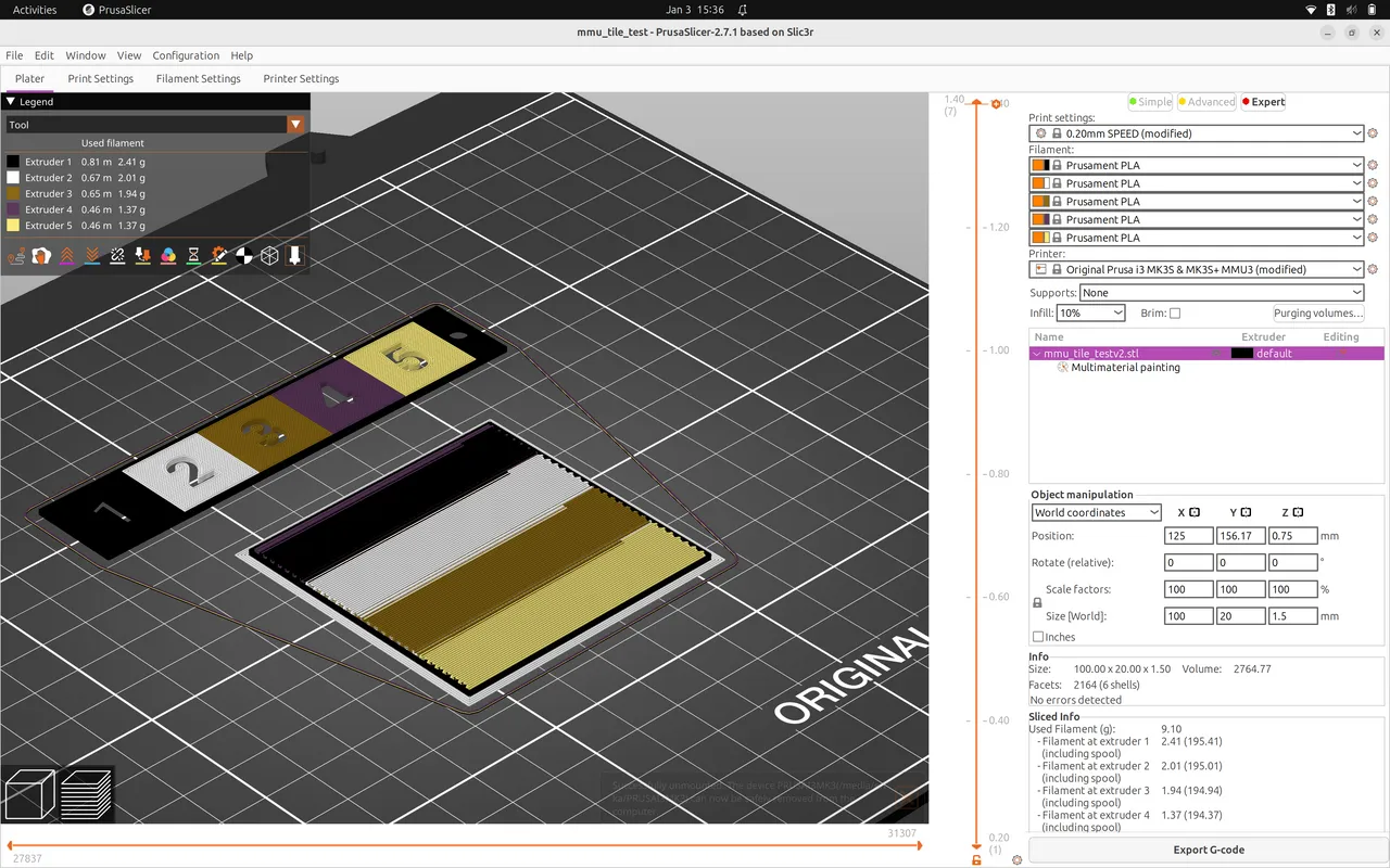 Free STL file Color Palette Card for Filaments 🎨・3D printable