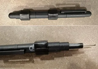 Mini screwdriver anti roll