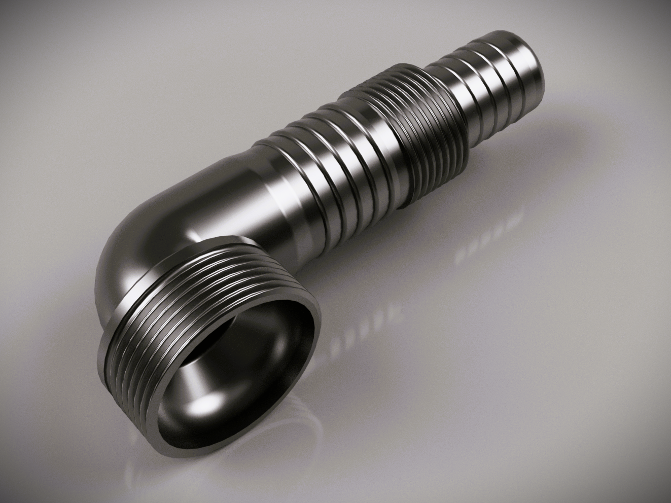 Compact Pump Connector with 3/2" to 1" AG (BSP) Threads - Water Pump Spare Part
