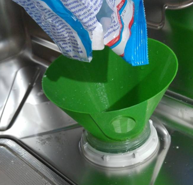 Dishwasher salt funnel by TheWeirdCrafter Download free STL model
