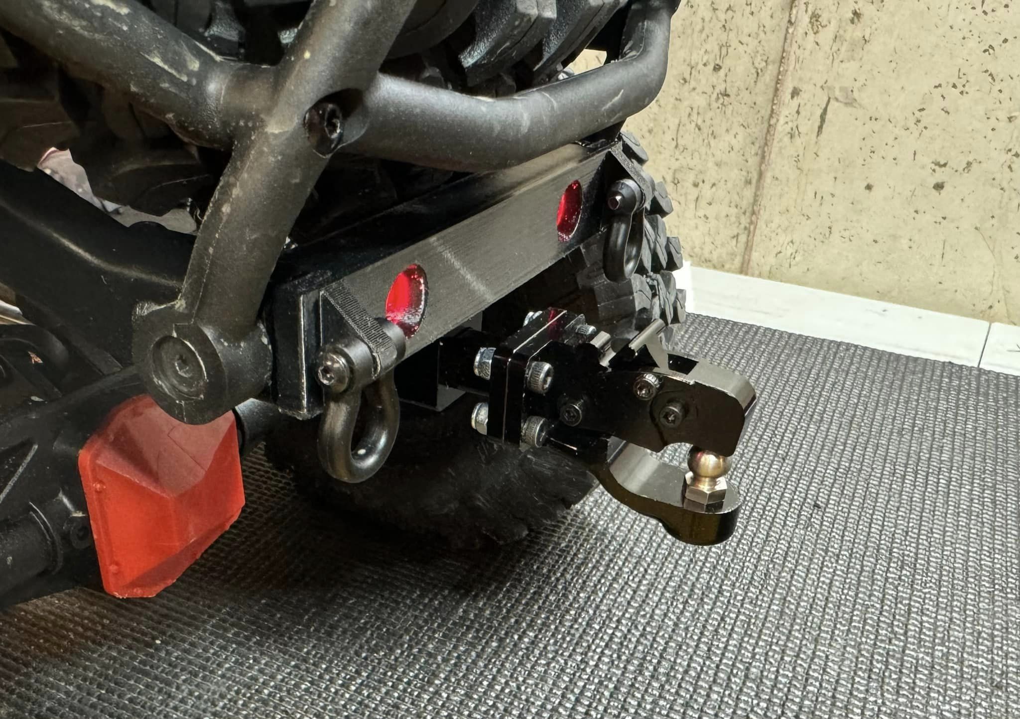 Axial SCX6 Honcho Rear Bumper for Trailer Hitch by Printer Download