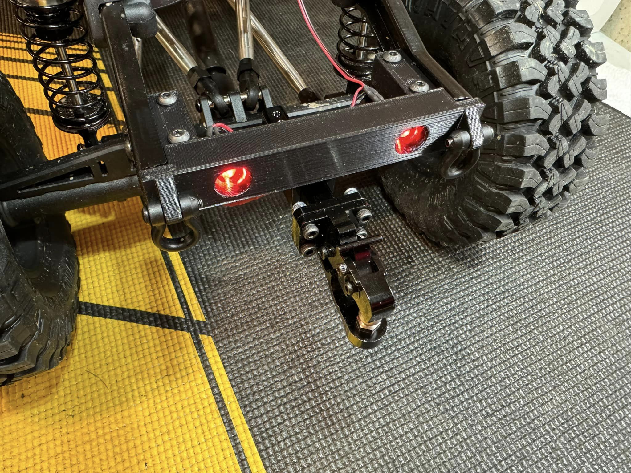 Axial SCX6 Honcho Rear Bumper for Trailer Hitch by Printer Download