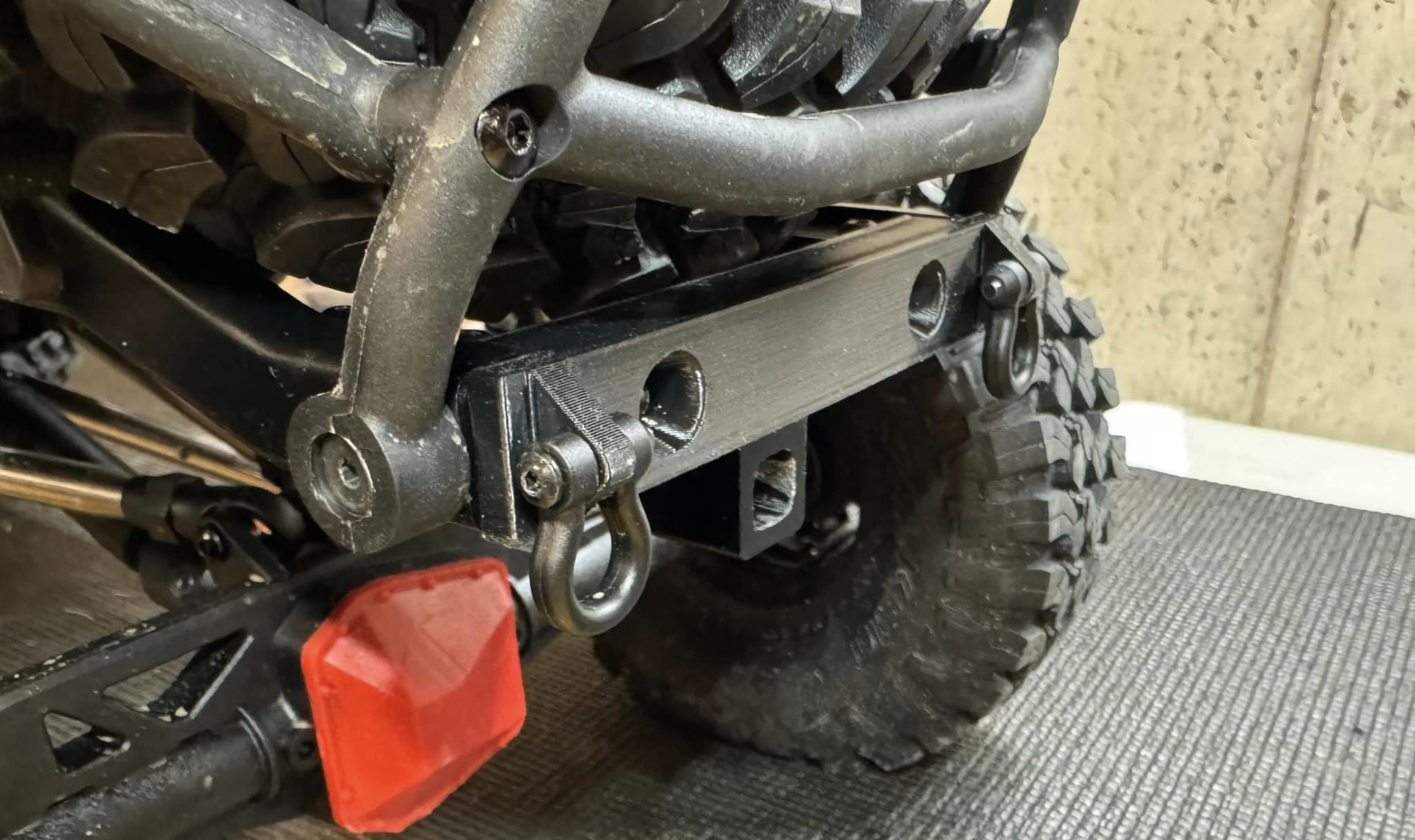 Axial SCX6 Honcho Rear Bumper for Trailer Hitch by Printer Download