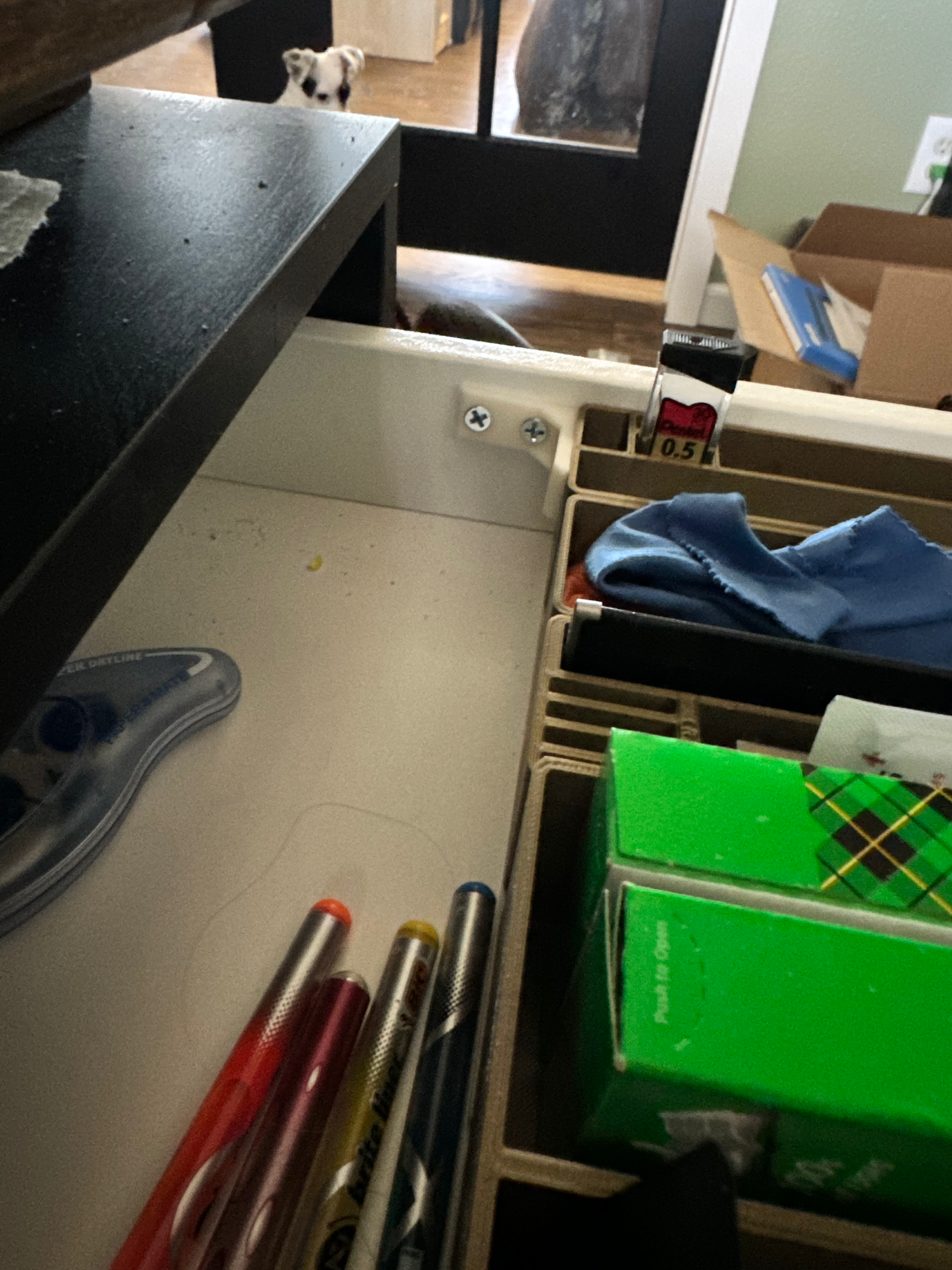 Brace for Gridfinity in IKEA Alex Drawer