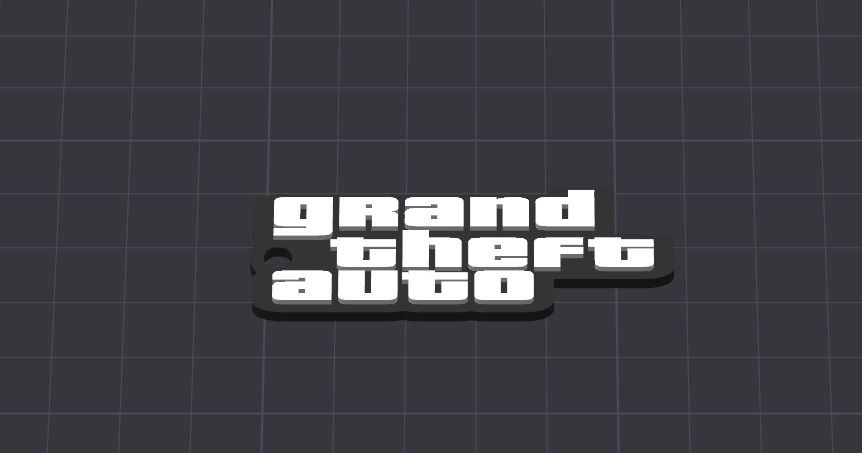 gta easy print keychain(updated) by Terry Diamond | Download free STL ...