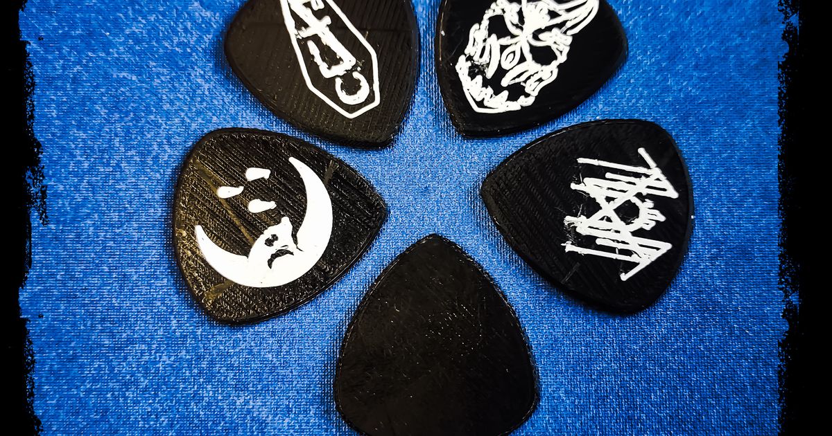 Metal Guitar Pick Collection (Metalcore, Deathcore, Metal) by Gabor