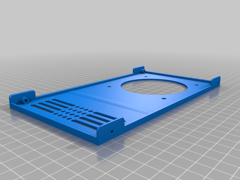 *Added 60mm* Ender 3 Pro/v2/Max High Efficiency/Silent PSU Cover - 80mm fan (Meanwell LRS-350-24)