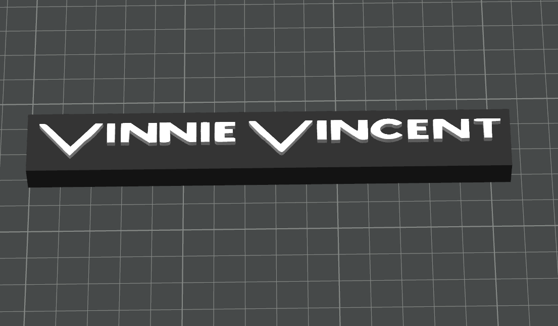 Vinnie Vincent 80's Band Sign