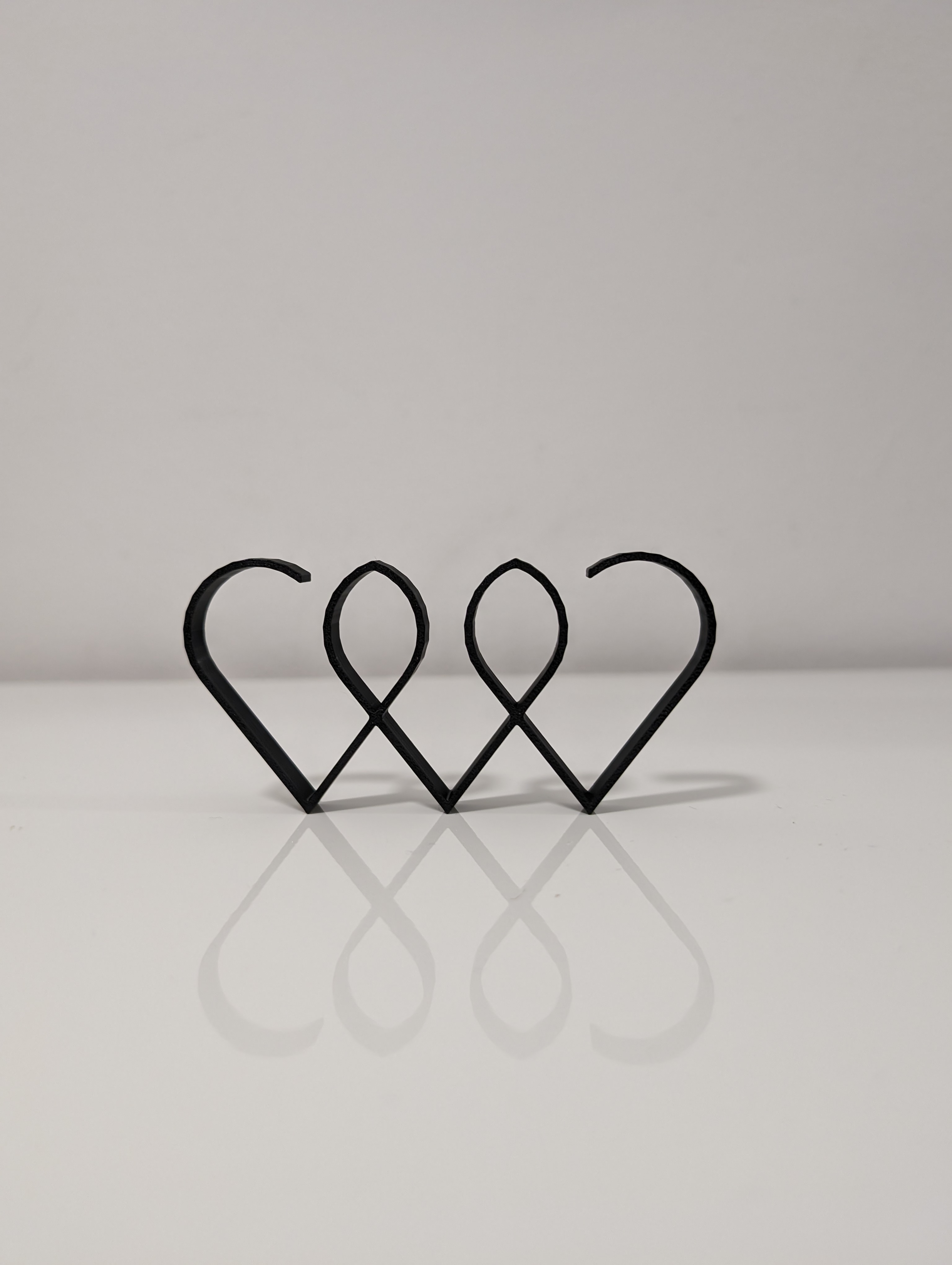 Minimalist Line Art Hearts