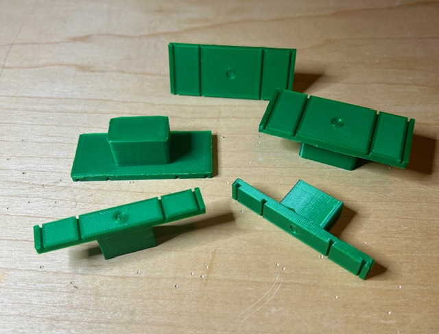 Gleisabstandslehre Spur TT 43 mm