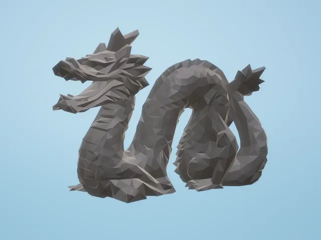 Low Poly Stanford Dragon