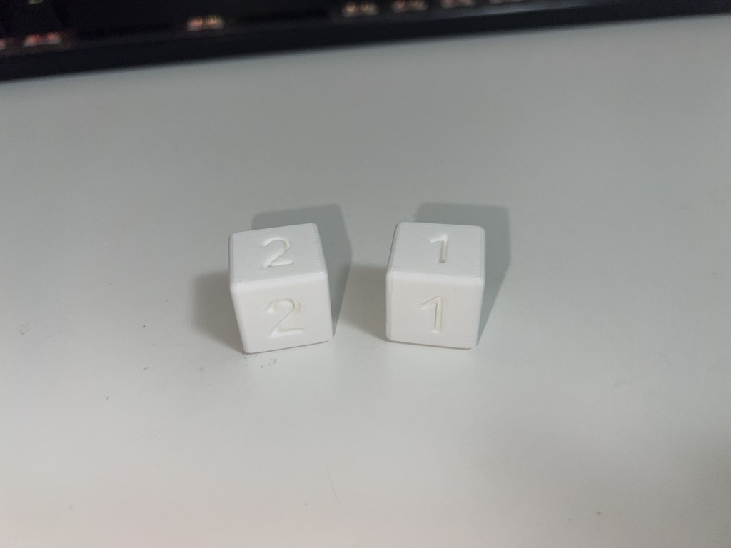 Dados para sorteo