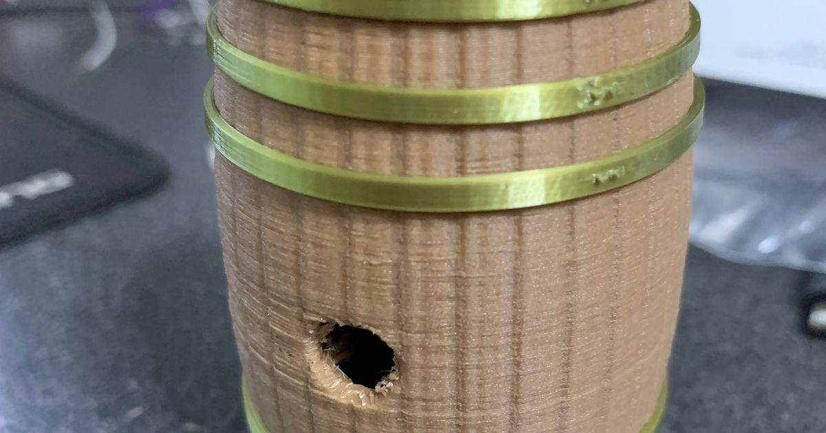 10 X 1:148 Scale N Gauge Whisky Barrels (LS2009) – 3D Printed Model Scenery – Wood PLA Finish – Ready To Place