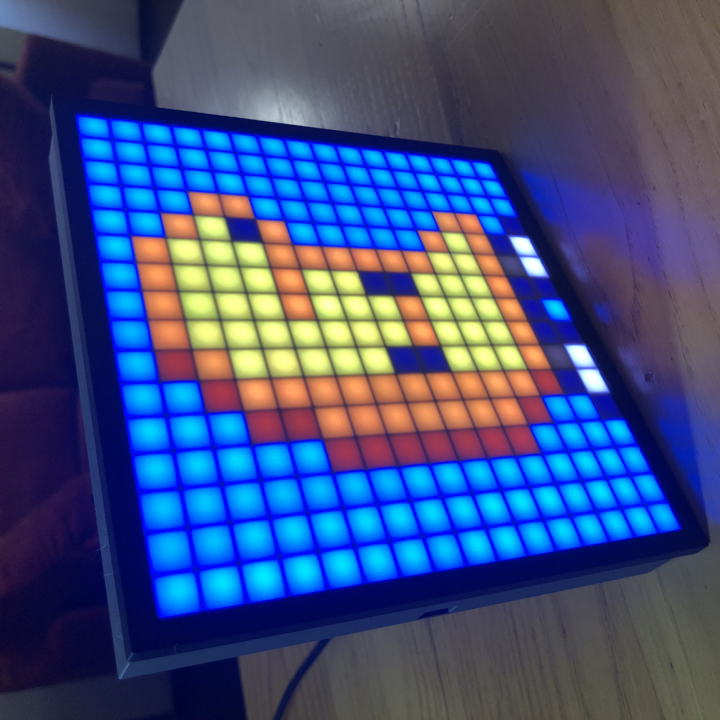 16x16 LED Matrix Frame with Diffuser Grid von fractalnoise ...