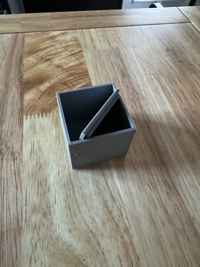 Simple box with lid by T Hohn | Download free STL model | Printables.com