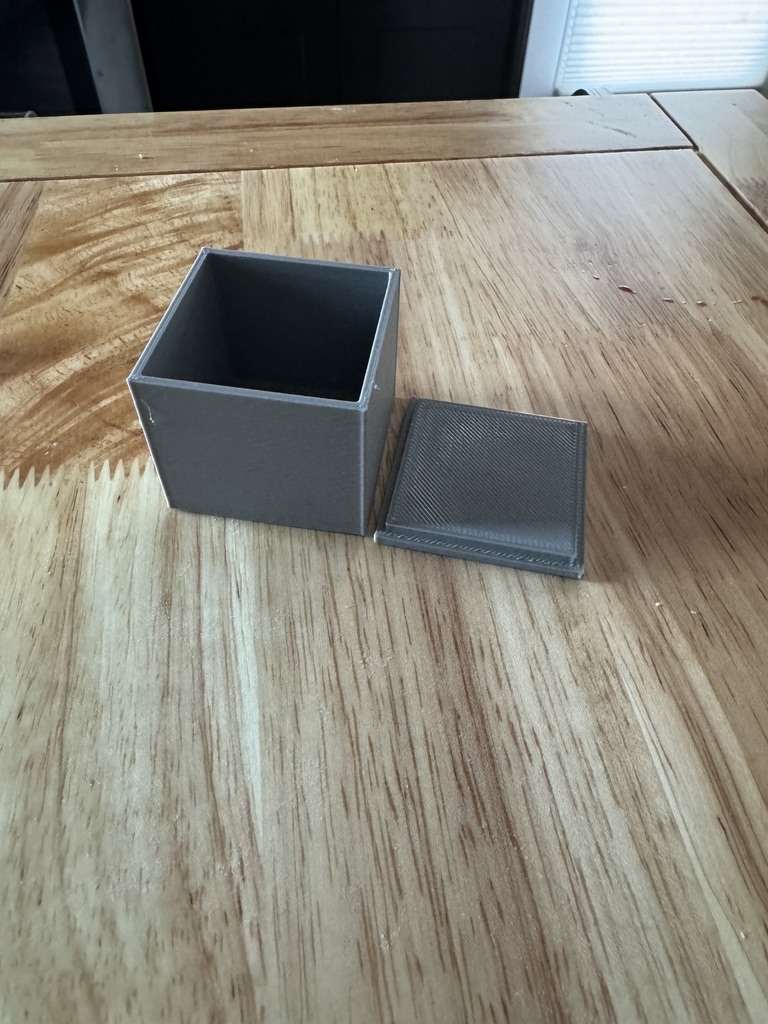 Simple box with lid by T Hohn | Download free STL model | Printables.com