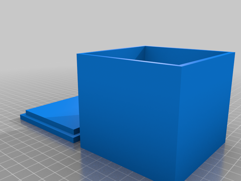 Simple box with lid by T Hohn | Download free STL model | Printables.com