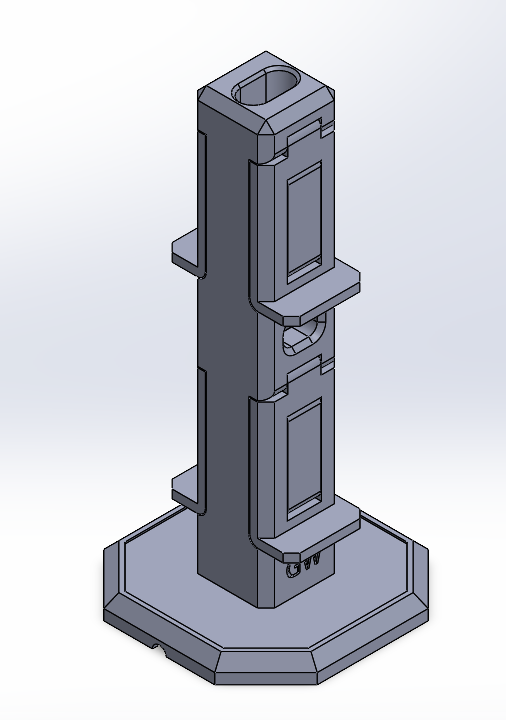 Miniatura 3 do modelo 3D Controller and headset holder