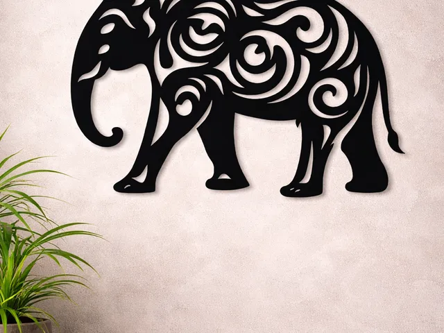 Tribal Elephant Wall Art