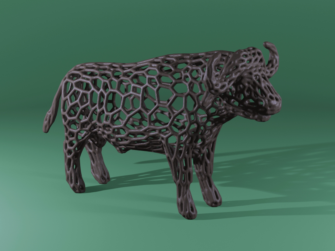 African Buffalo Voronoi