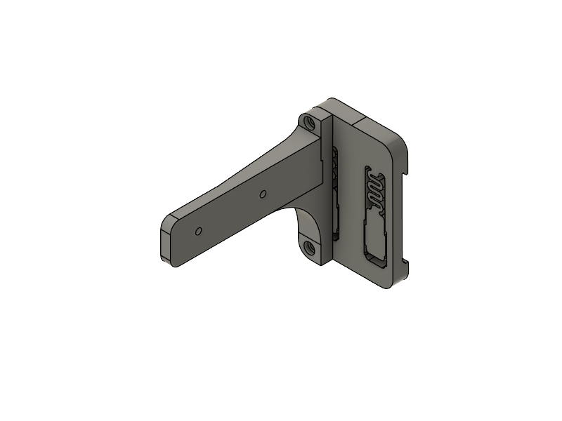 Meanwell LRS100 DIN Rail Bracket