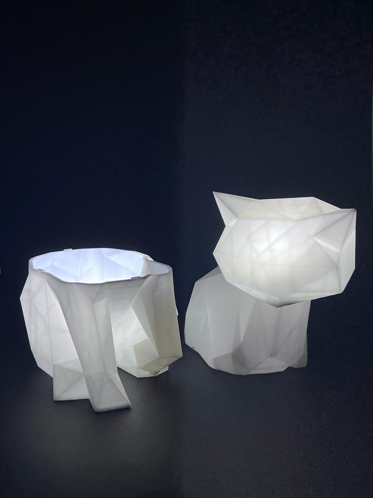 Cat shaped lamp by Jay Jay | Download free STL model | Printables.com