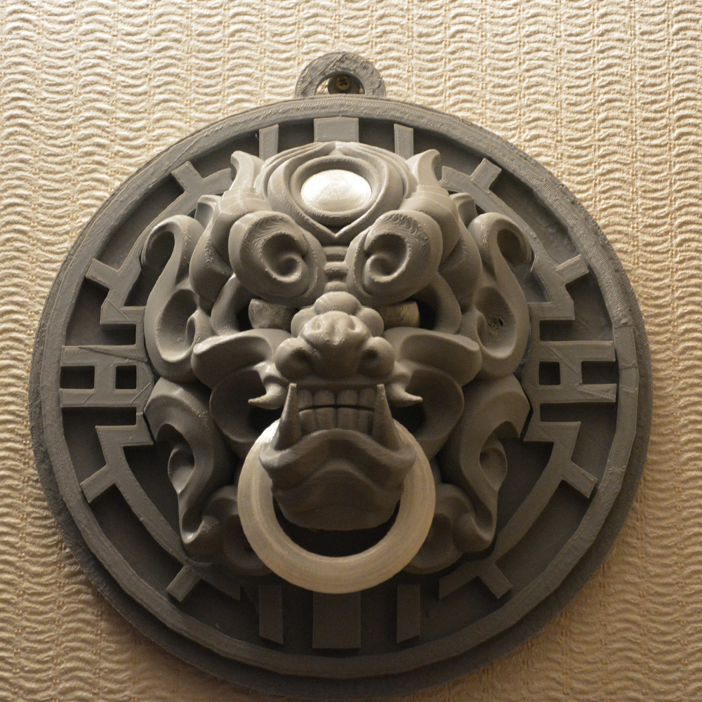 Miniatura 2 do modelo 3D doom theme lamp