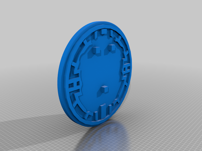 Miniatura 6 do modelo 3D doom theme lamp