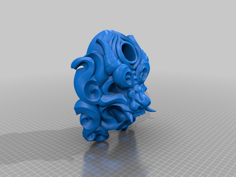 Miniatura 8 do modelo 3D doom theme lamp