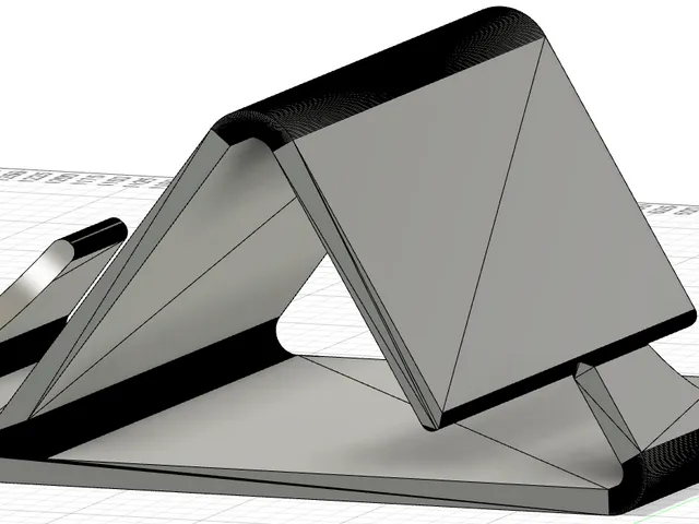 Universal 2-Sided Phone Stand for phones with an fingerprint reader at the bottom