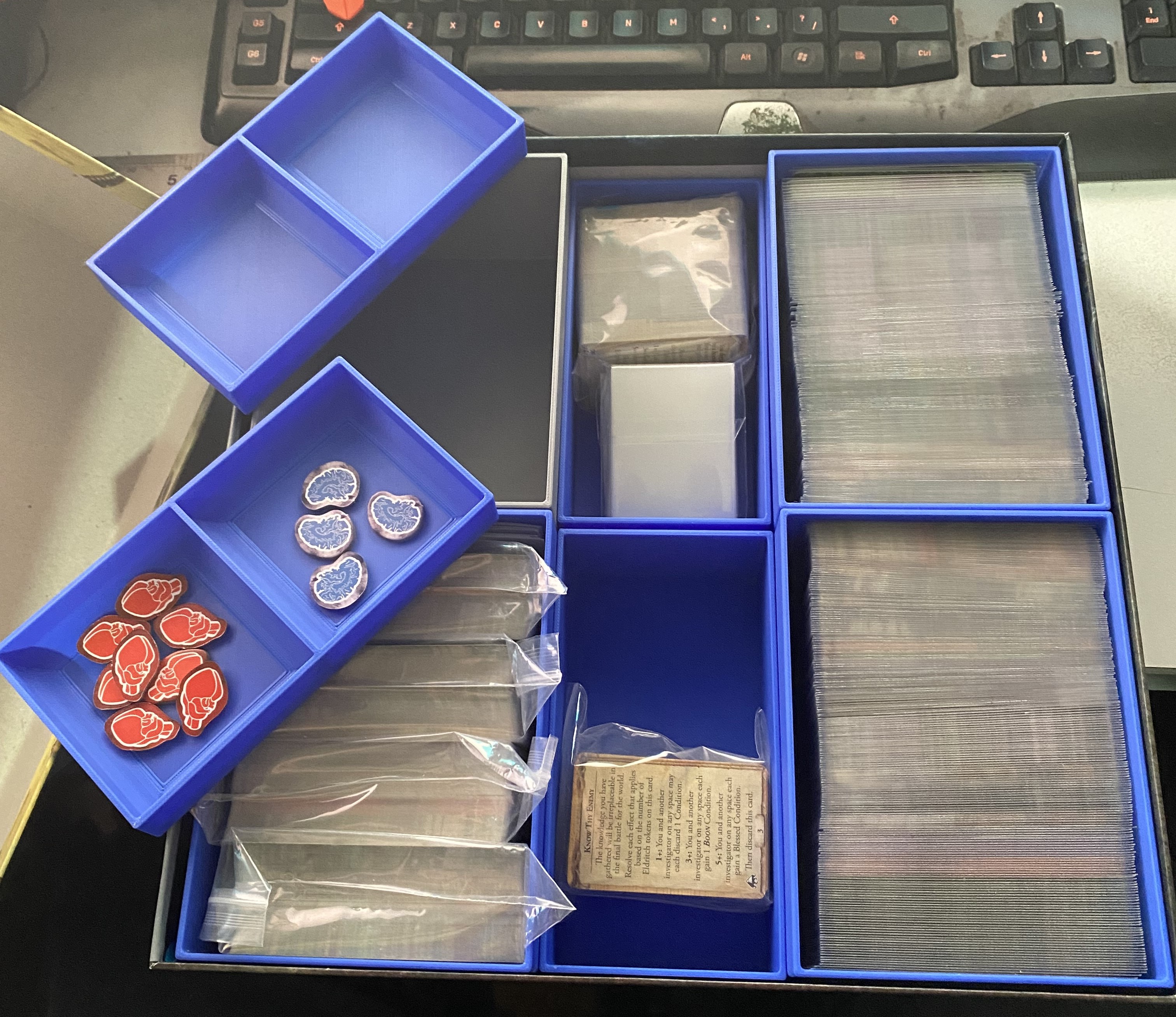 Eldritch Horror Card Storage Organiser