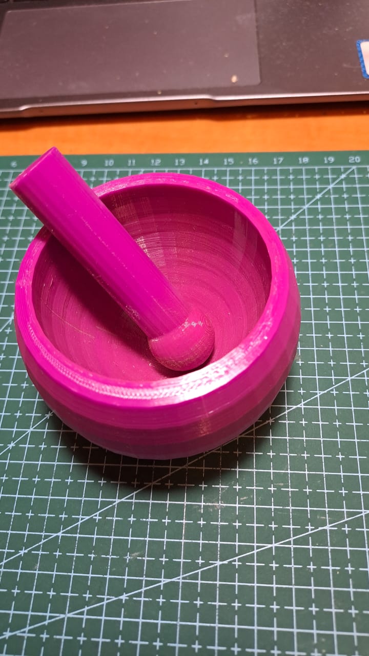 mortar and pestle for crushing spices