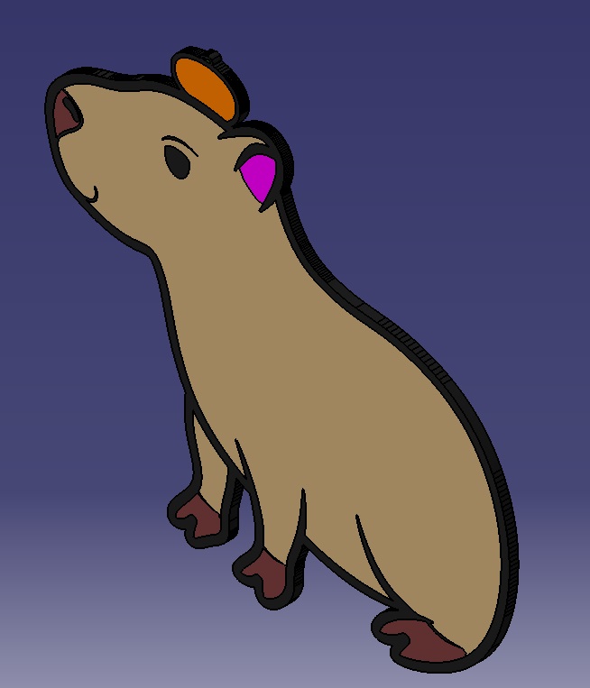 Cute Capybara decor