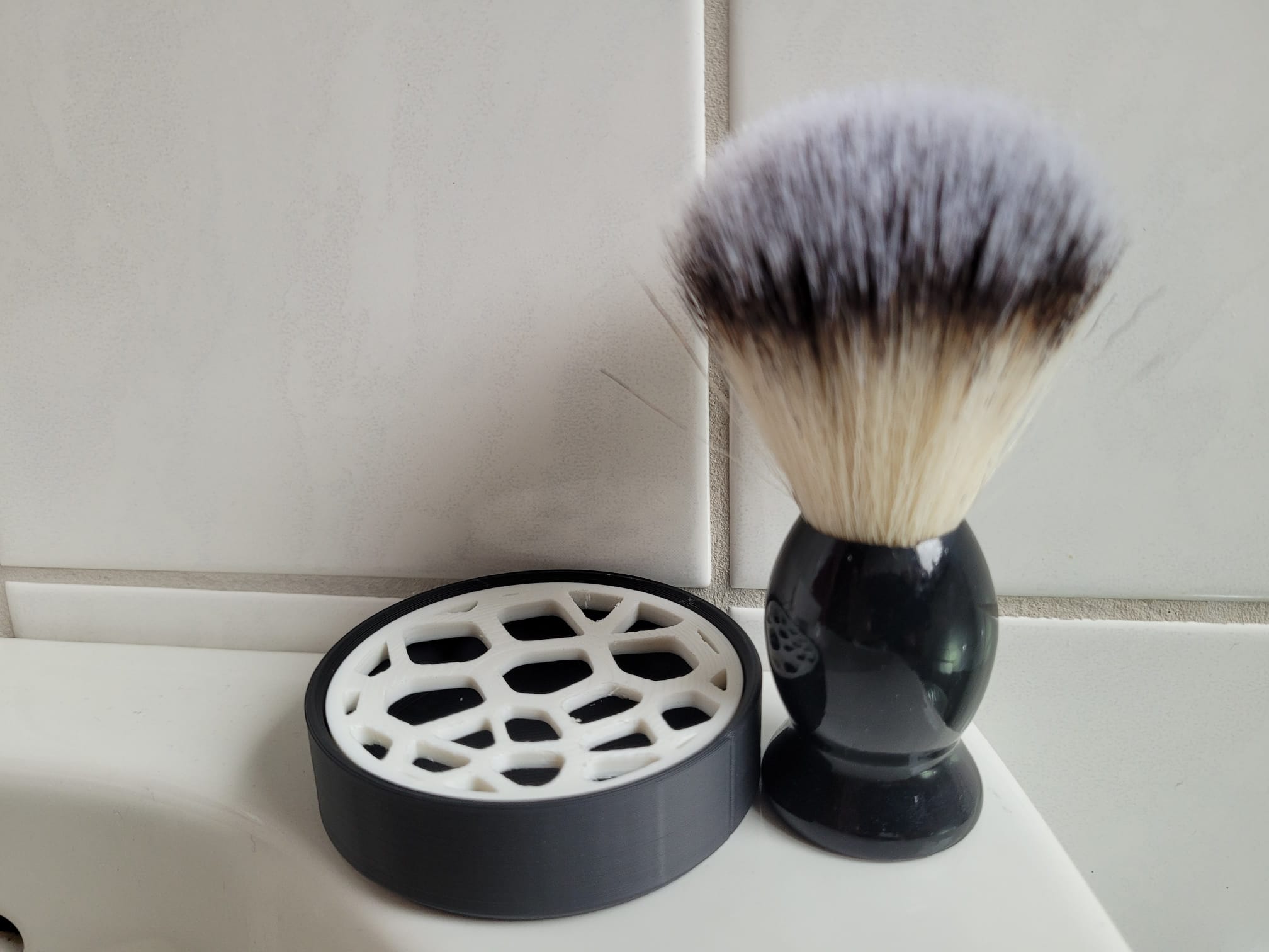 Round Soap dish (voronoi design)