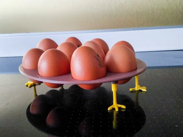 Design Egg stand storage system Chicken, Snake or whatever :)