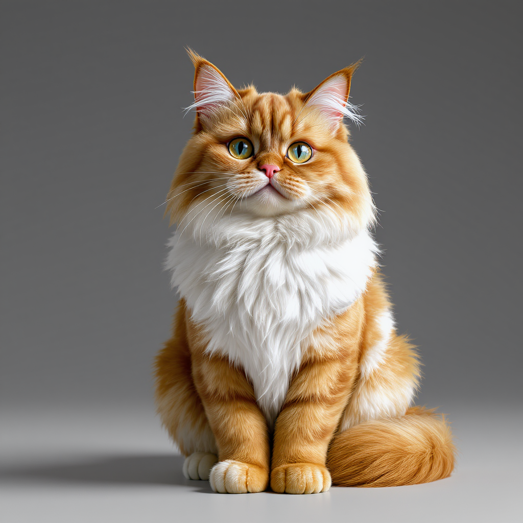 Persian Cat Hexa Statue