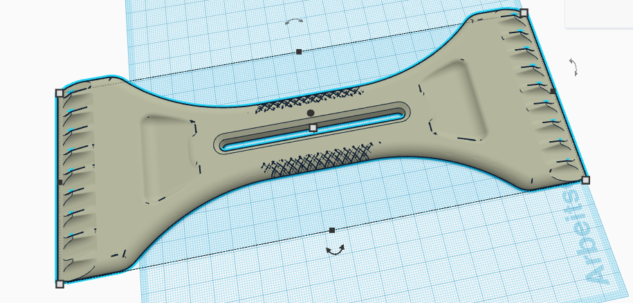 Ultimative Double Ice Scraper 3D model thumbnail