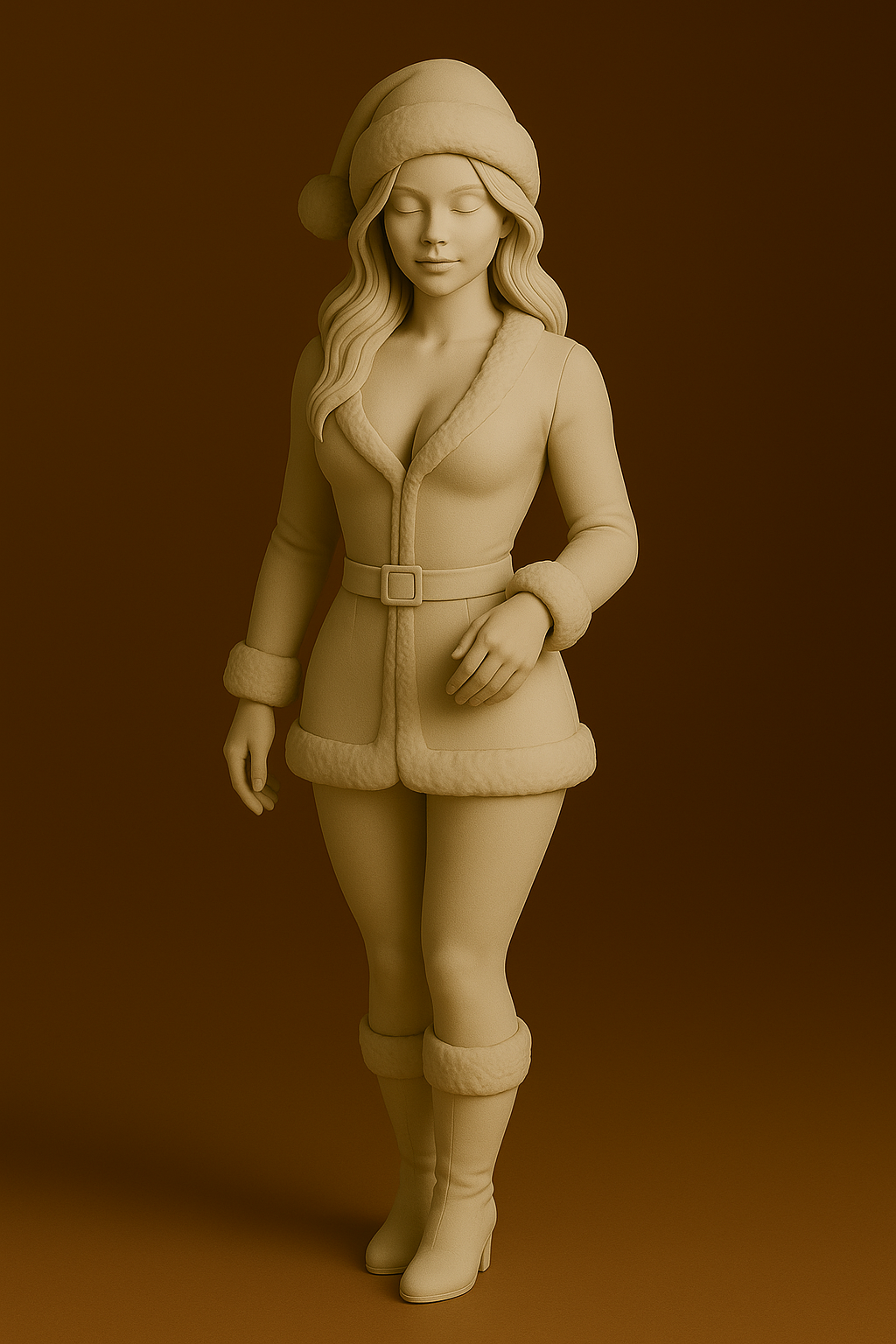 Snow Maiden Figurine – Holiday Decoration