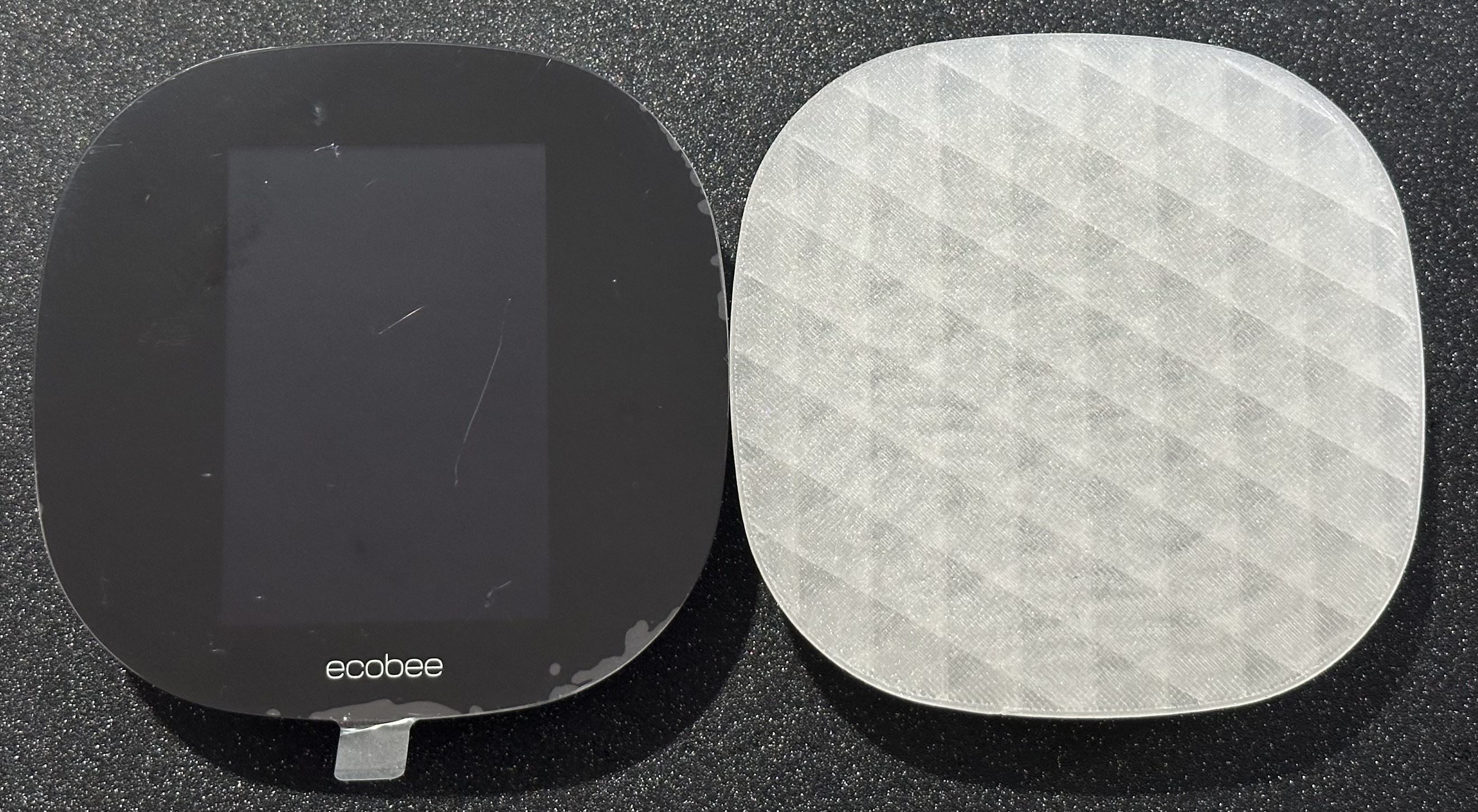 ecobee 3 Dummy Load model for wall plate CAD (CAD-ish?) design
