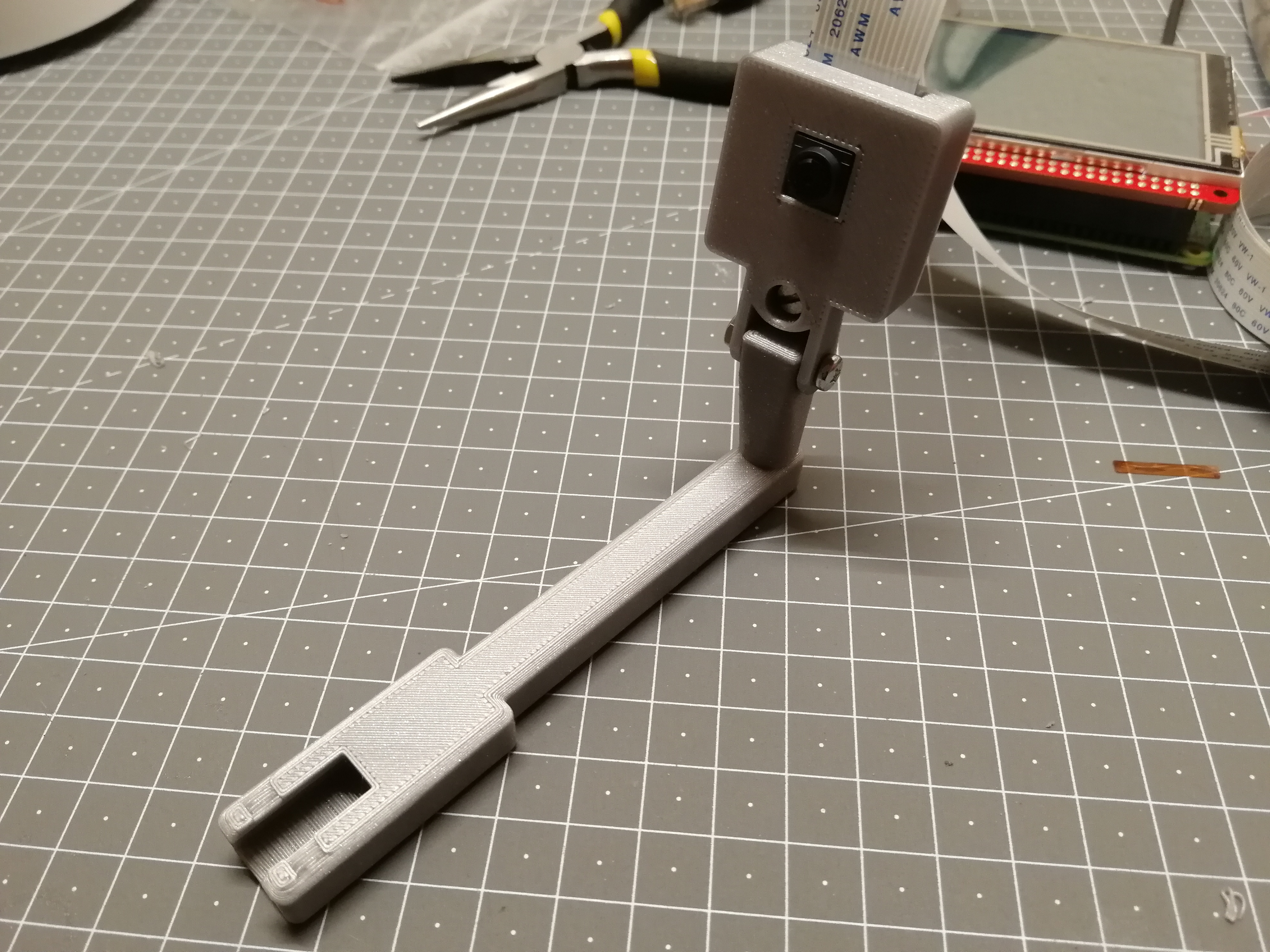 Customizable Raspberry Pi Camera Bed Mount (Prusa MK3)