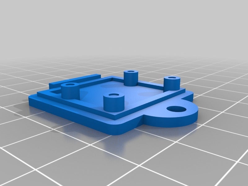 Miniatura 5 do modelo 3D Customizable Raspberry Pi Camera Bed Mount (Prusa MK3)