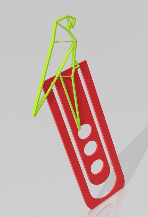 Parrot Bookmark by Paulo Quelho | Download free STL model | Printables.com