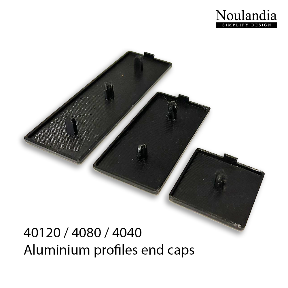 SIM RIG END CAPS for aluminium profiles 4040, 4080 & 40120