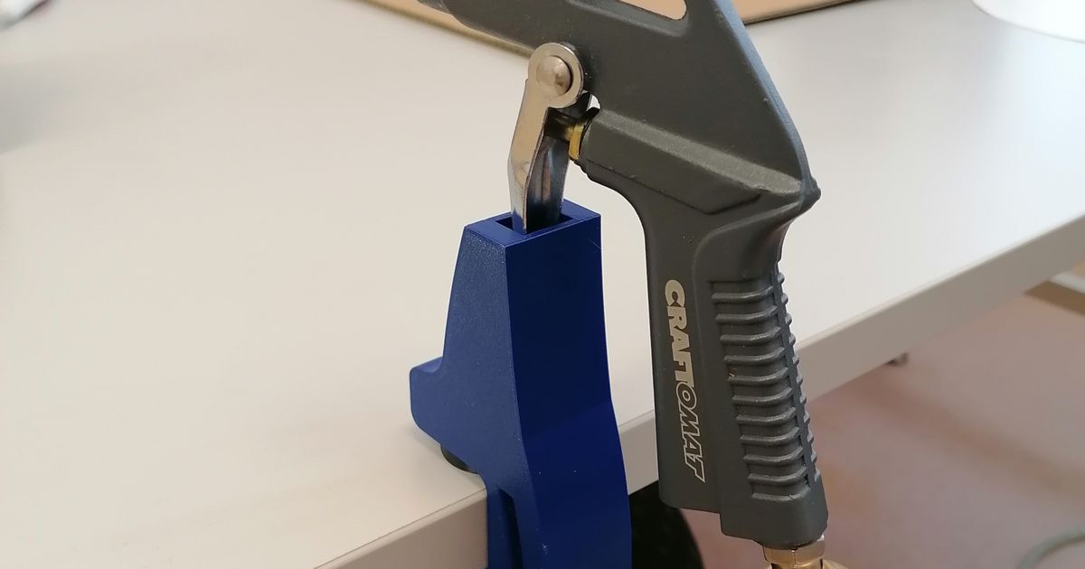 Air pistol holder clamping on the table by 3D TISK Download free