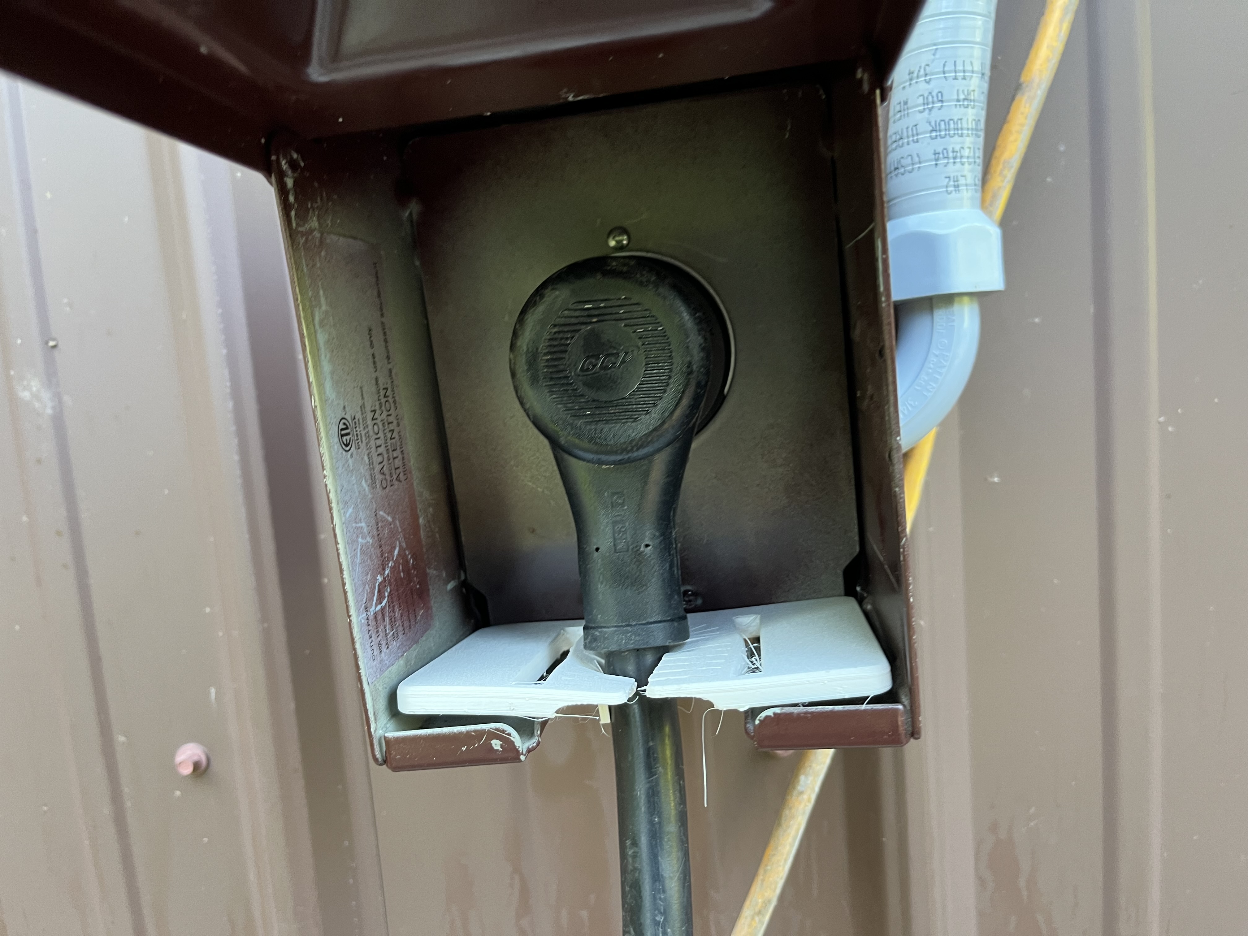 RV Electrical Plug Cover